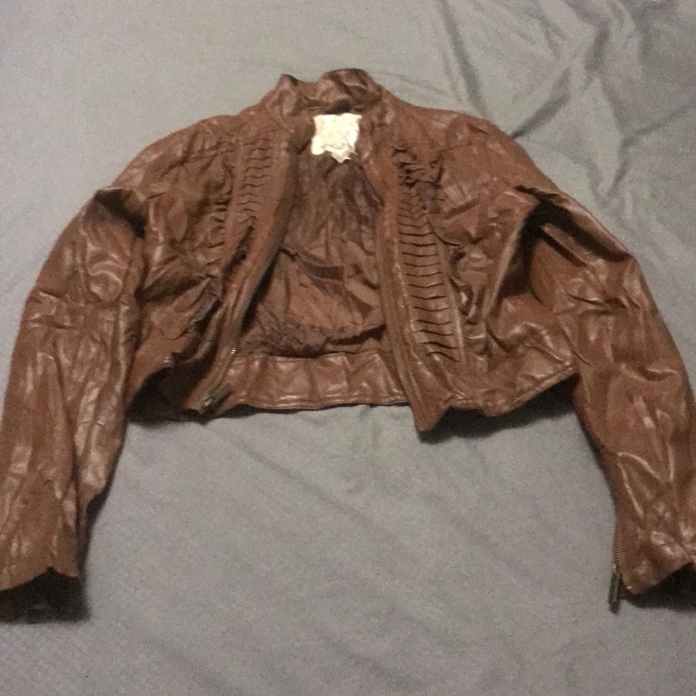 Brown Jacket (Cropped)